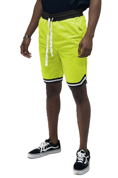 Men’s Solid Athletic Basketball Sports Shorts - Pikemla