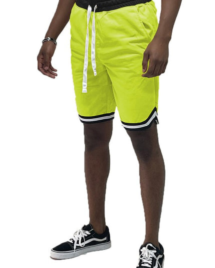 Men’s Solid Athletic Basketball Sports Shorts - Pikemla