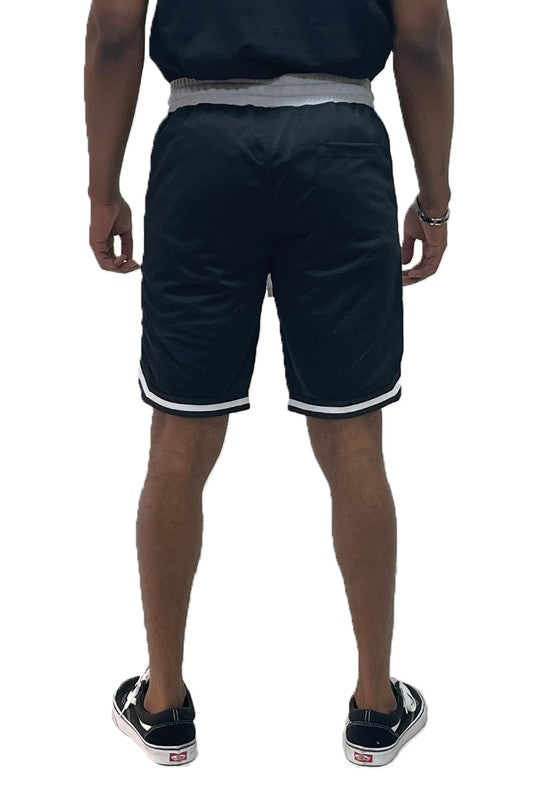 Men’s Solid Athletic Basketball Sports Shorts - Pikemla