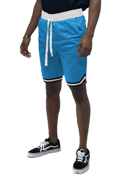 Men’s Solid Athletic Basketball Sports Shorts - Pikemla