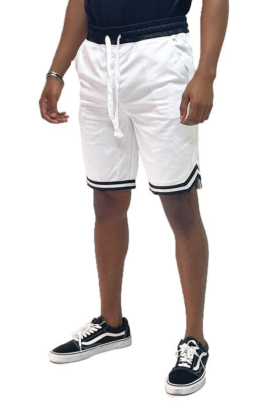 Men’s Solid Athletic Basketball Sports Shorts - Pikemla