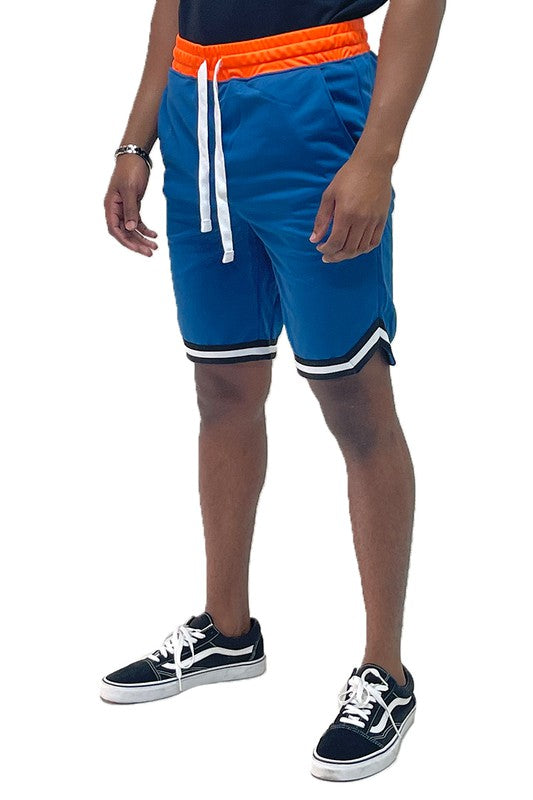 Men’s Solid Athletic Basketball Sports Shorts - Pikemla