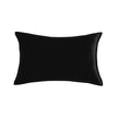 Luxe velvet lumbar pillow 19 colors classic flange edge elegant solid color accent insert included 12