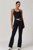 The Stamina Tank Top Flared Leggings 2-Piece Set