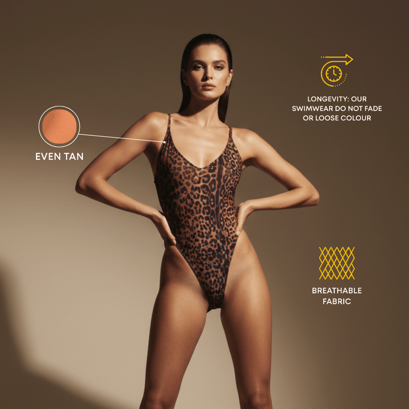 Luxe One-Piece Swimsuit / CHEETAH