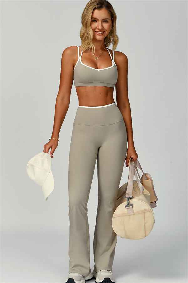 The Quest Sports Bra Flared Leggings 2-Piece Set