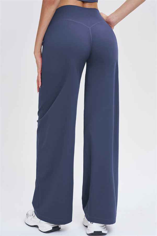 The Stride Crop Top Straight Leg Pants 2-Piece Set