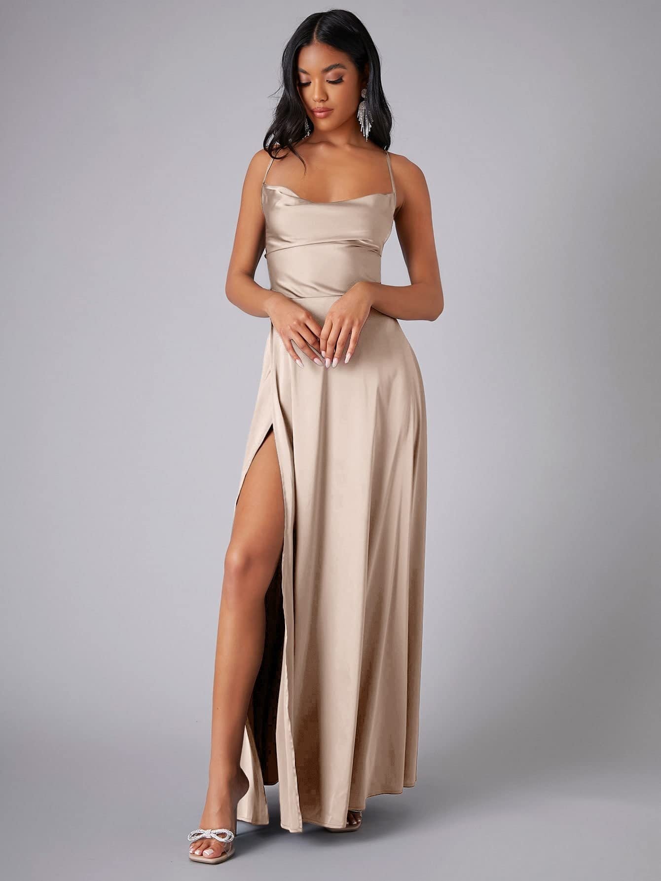 Sexy Slimming Slim Fit Backless Waist-tight Dress