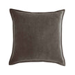 20''x20'' luxe velvet throw pillow  | 19 colors soft & elegant piped edge design | modern couch & bedroom accent | insert included
