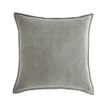 20''x20'' luxe velvet throw pillow  | 19 colors soft & elegant piped edge design | modern couch & bedroom accent | insert included