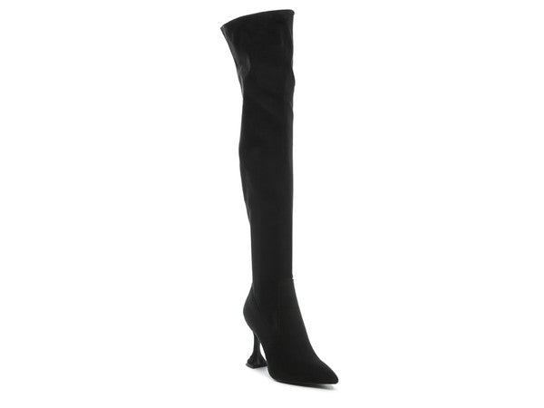 BRANDY OVER THE KNEE HIGH HEELED BOOTS - Pikemla