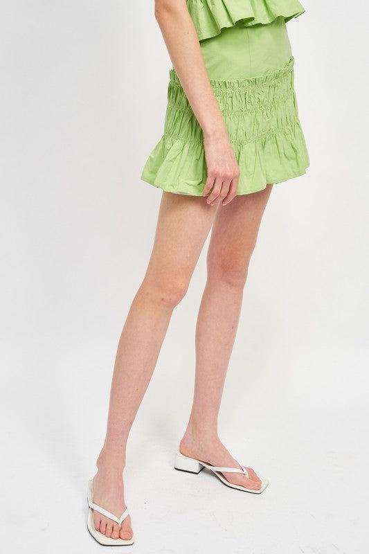 Lisa High Waist Mini Skirt