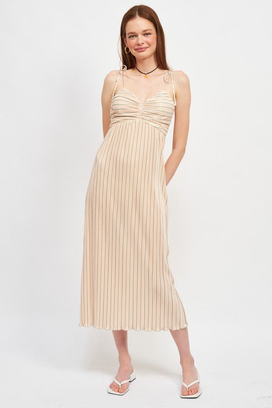 Sweetheart Spaghetti Strap Maxi Dress - Pikemla