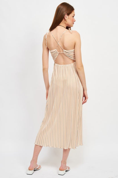 Sweetheart Spaghetti Strap Maxi Dress - Pikemla