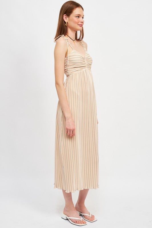 Sweetheart Spaghetti Strap Maxi Dress - Pikemla