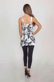 White Indah Floral Print Blouse