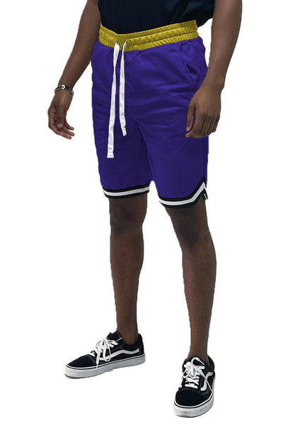 Men’s Solid Athletic Basketball Sports Shorts - Pikemla