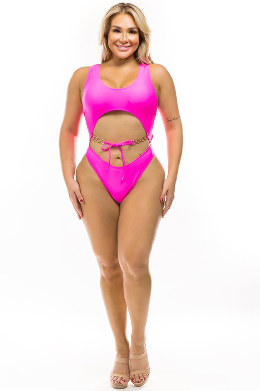 Meghan Cutout Bathing Suit - Pikemla