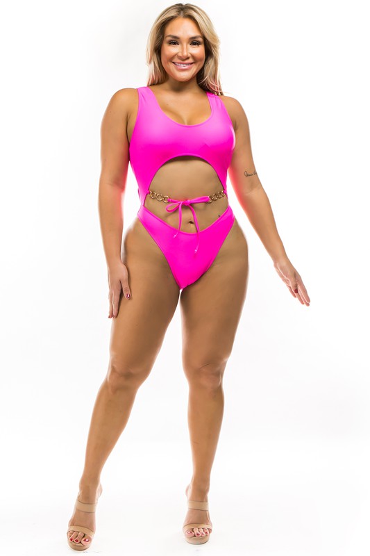 Meghan Cutout Bathing Suit - Pikemla