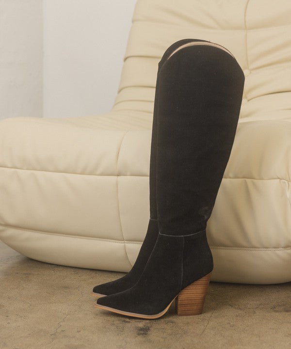 Oasis Society Clara - Knee-High Western Boots - Pikemla