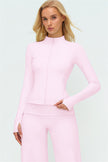 The Twirl Zip Jacket Straight Leg Pants 2-Piece Set
