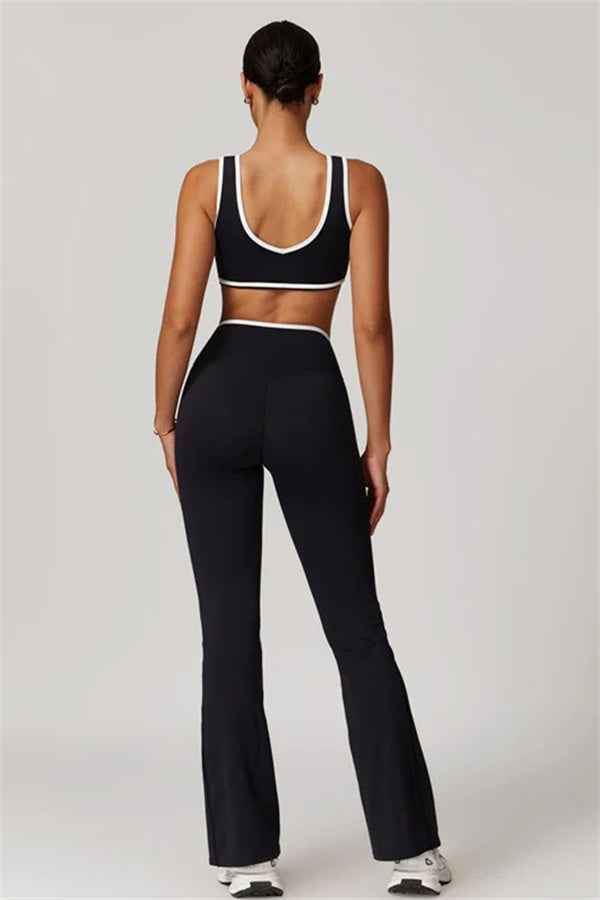 The Stamina Sports Bra Flared Leggings 2-Piece Set