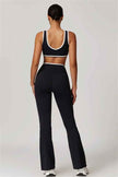 The Stamina Sports Bra Flared Leggings 2-Piece Set