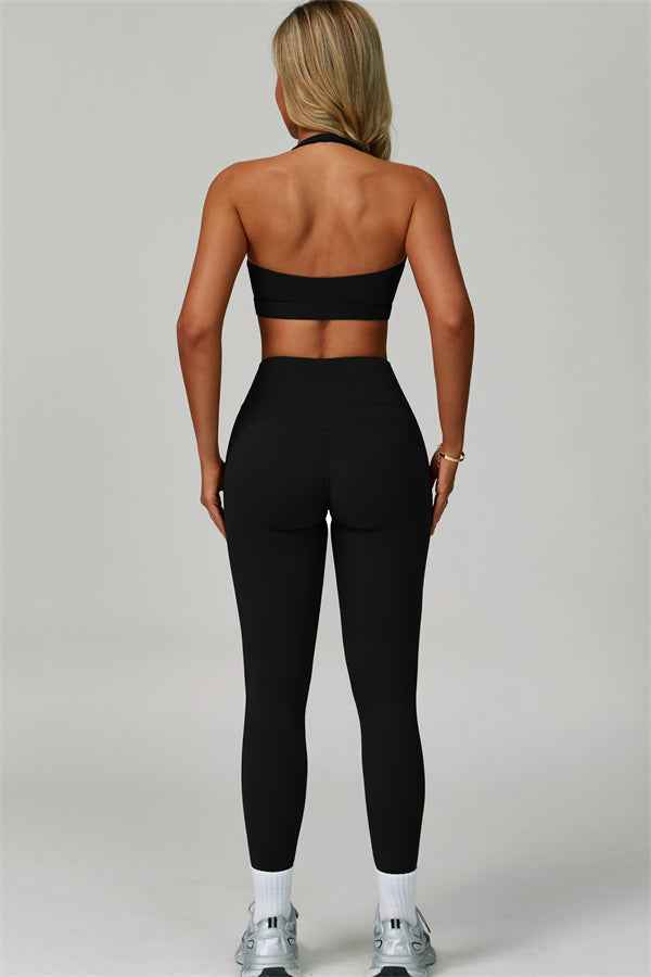 The Bold Halter Sports Bra Leggings 2-Piece Set