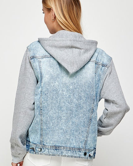 Jessie Denim Jacket with Fleece - Pikemla
