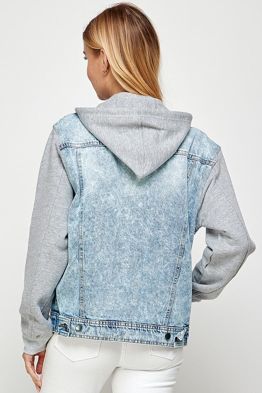 Jessie Denim Jacket with Fleece - Pikemla