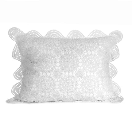 Hand Made Crochet Cotton Pillow Sham Pairs