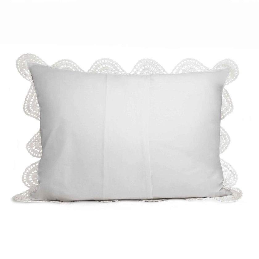 Hand Made Crochet Cotton Pillow Sham Pairs