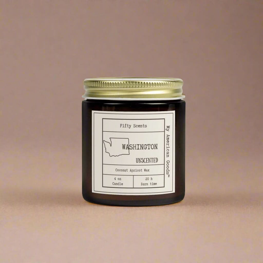 Washington unscented Candles - Coconut Apricot Wax