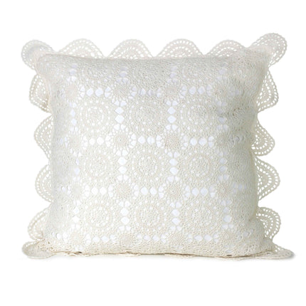 Hand Made Crochet Cotton Pillow Sham Pairs