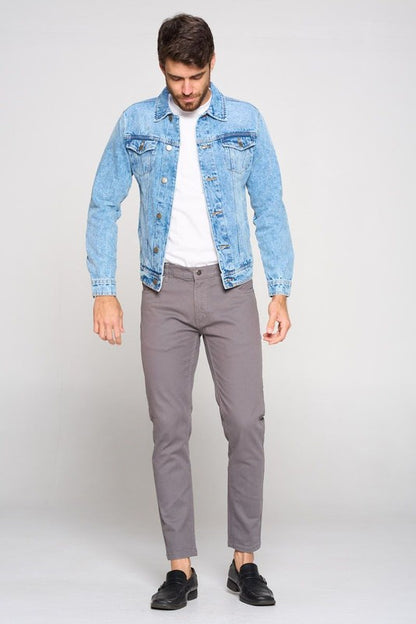 Men's Denim Jacket - Pikemla