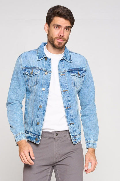 Men's Denim Jacket - Pikemla