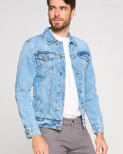 Men's Denim Jacket - Pikemla