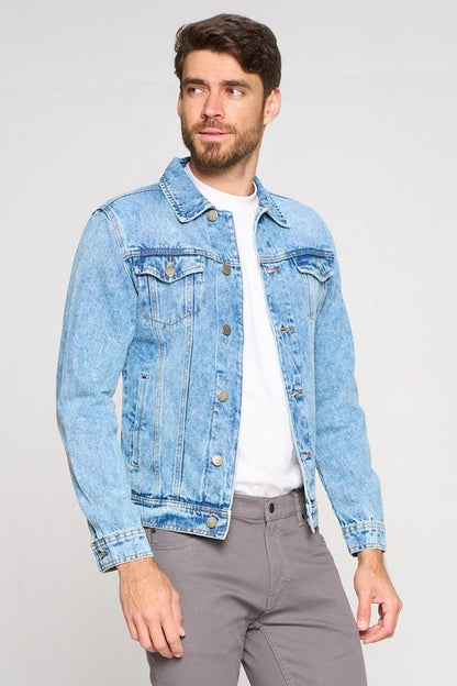 Men's Denim Jacket - Pikemla