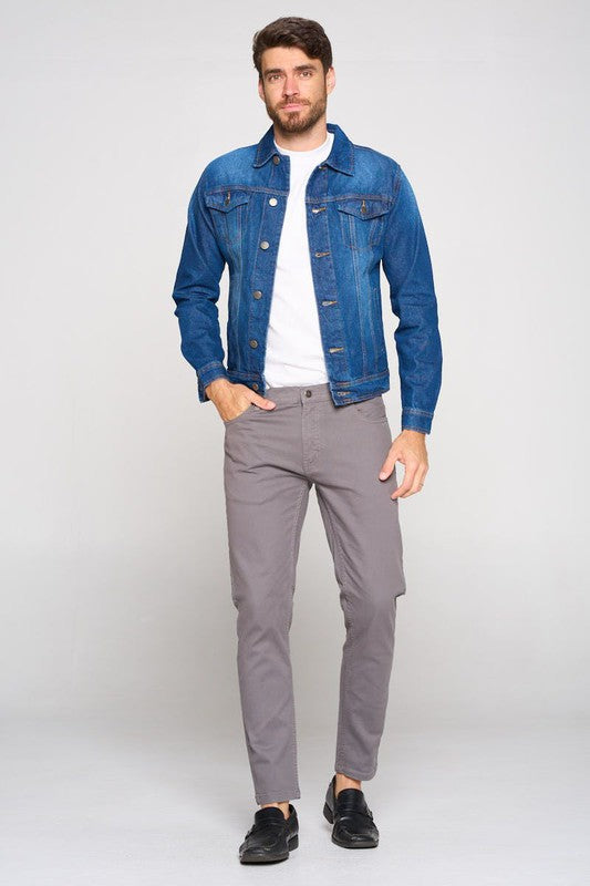 Men's Denim Jacket - Pikemla