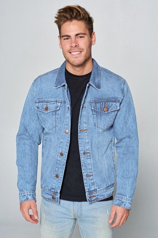 Men's Denim Jacket - Pikemla