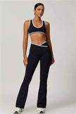 The Stamina Sports Bra Flared Leggings 2-Piece Set