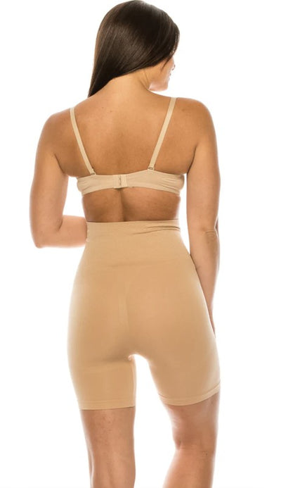 High-Waist Boy Short Seamless Body Shaper - Pikemla