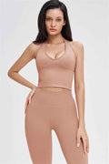 The Whim Sports Bra Leggings 2-Piece Set