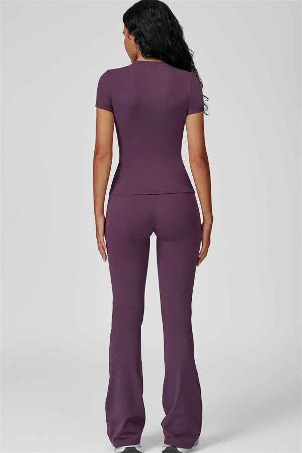 The Oasis T-shirt Flared Leggings 2-Piece Set