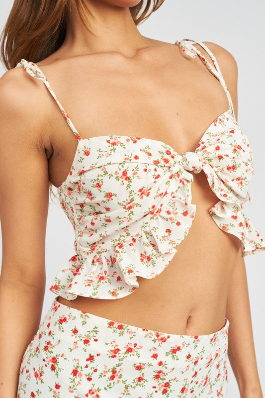 Floral Babe Crop Top - Pikemla