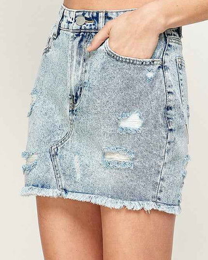 Ladies  Denim Mini Skirt