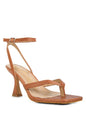 Tropic Love Ankle Strap Spool Heels - Pikemla