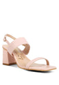 KIRK Elasticated Gussets Block Heel Sandals - Pikemla