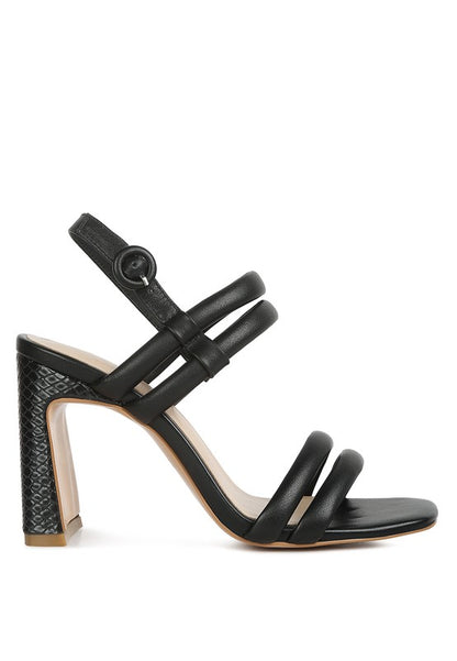 Arianna Slim Block Heel Sandal - Pikemla