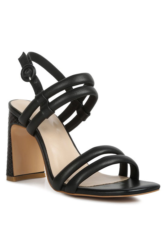 Arianna Slim Block Heel Sandal - Pikemla